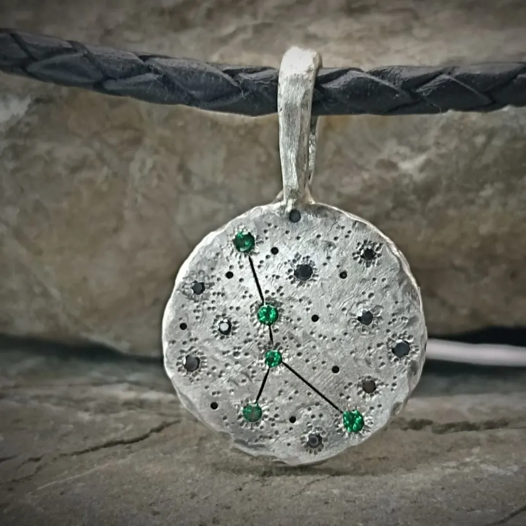"Constellation Cancer" pendant