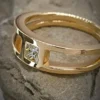 Natural diamond ring