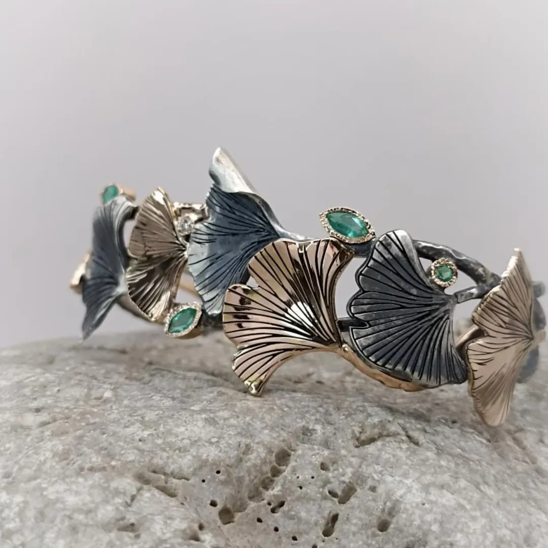 "Ginkgo" bracelet