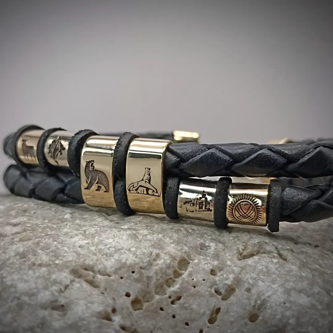 leather1 Men's leather bracelet
