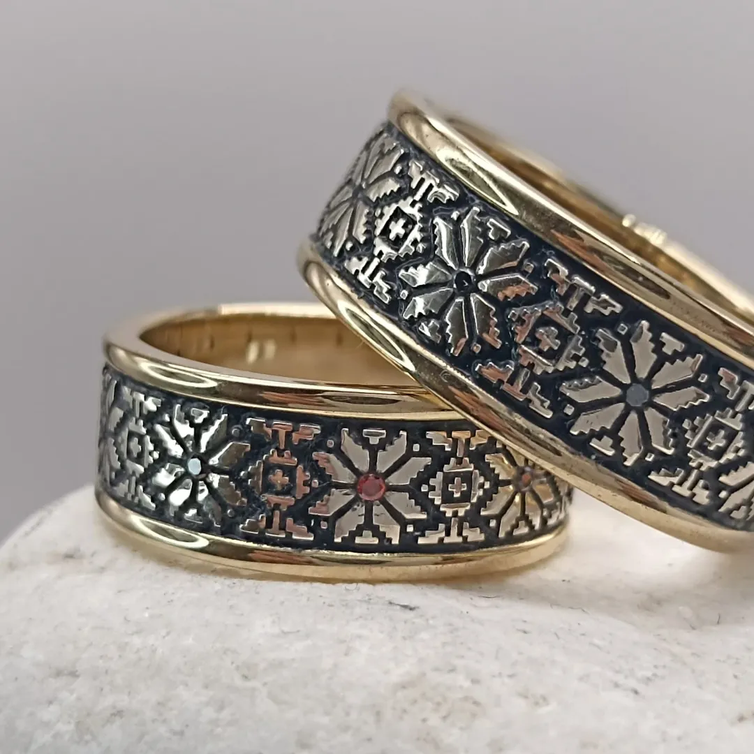 Wedding rings "Ornament"