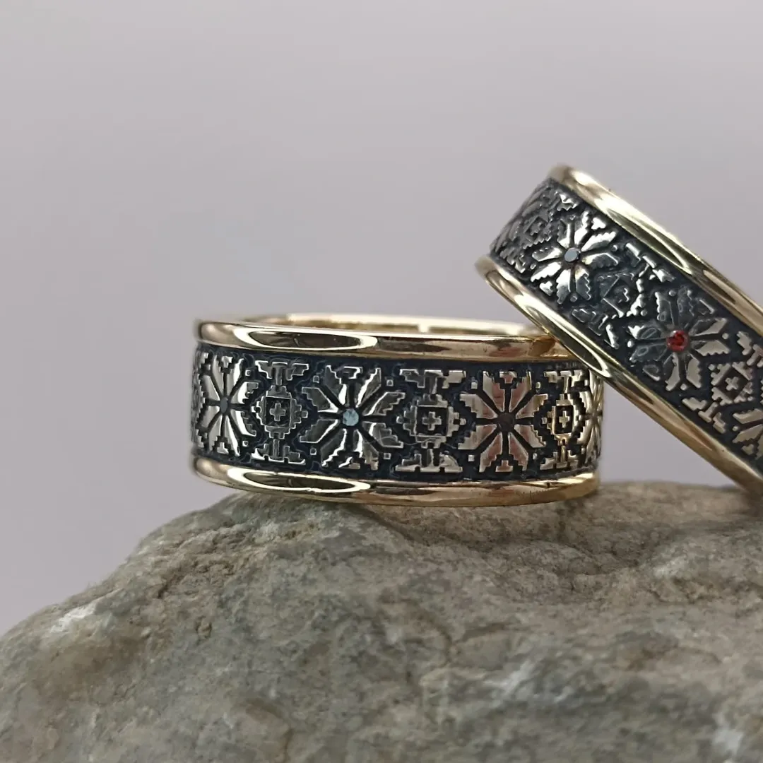 Wedding rings "Ornament"