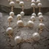 Necklace made of gold and pearls
