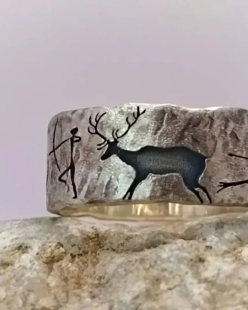 Ring "Rock paintings"