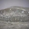 Classic gold bracelet with diamonds