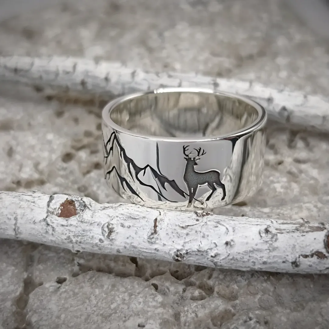 Original ring with blackening