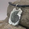 Trace of Ammonite1 Pendant"Trace of Ammonite"