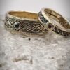 Wedding rings "Lines of Fate"