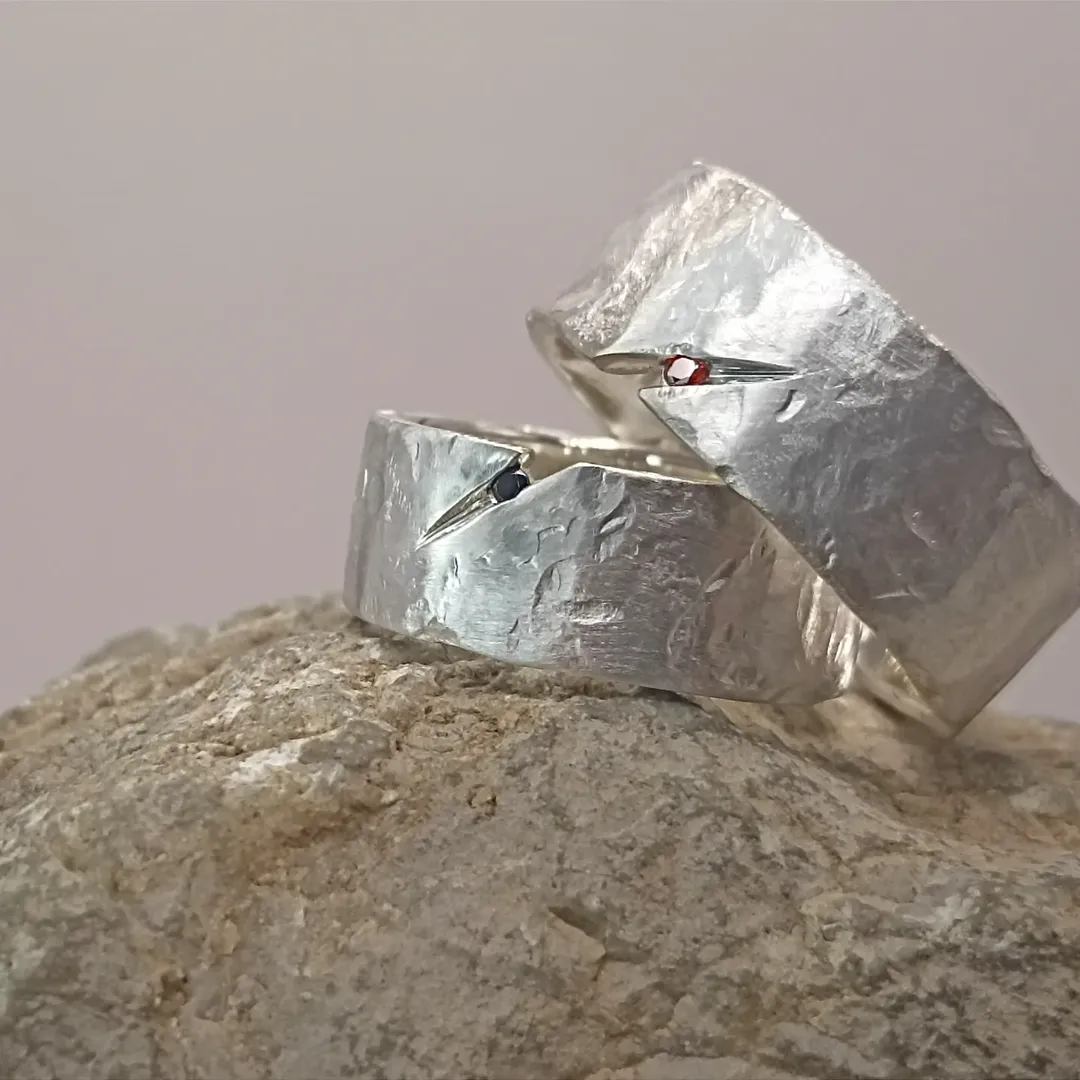 Wedding rings4 Efremof "Razor blade"