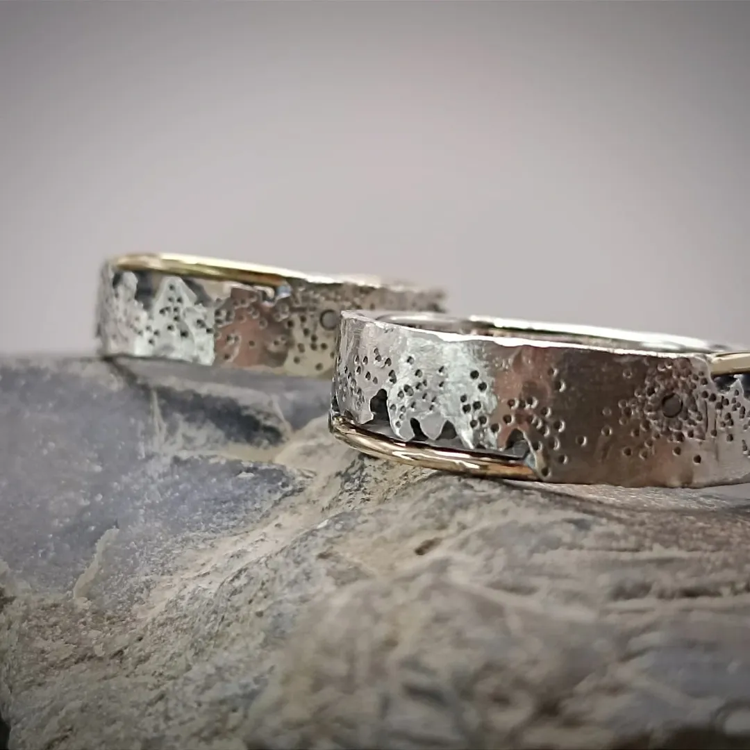 Wedding2 Wedding rings with black diamonds