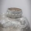 White gold diamond ring